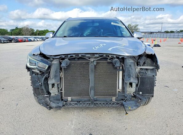 5N1DL0MN6HC524662 2017 INFINITI QX60 Silver Widok z przodu