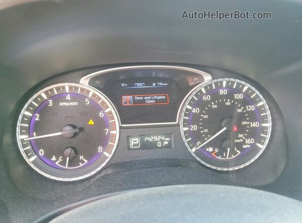 5N1DL0MN6HC524662 2017 INFINITI QX60 Silver Widok zestawu wskaźników
