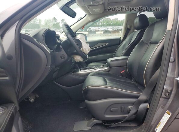 5N1DL0MN6HC540425 2017 INFINITI QX60 Gray Սալոնի դիմացի տեսք