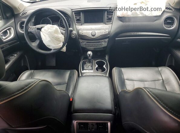 5N1DL0MN6HC540425 2017 INFINITI QX60 Gray Առջևի վահանակի տեսք
