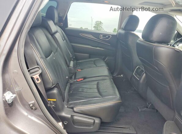 5N1DL0MN6HC540425 2017 INFINITI QX60 Gray Սալոնի հետևի տեսք