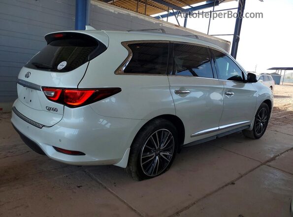 5N1DL0MN6JC505681 2018 INFINITI QX60 White Tył prawy