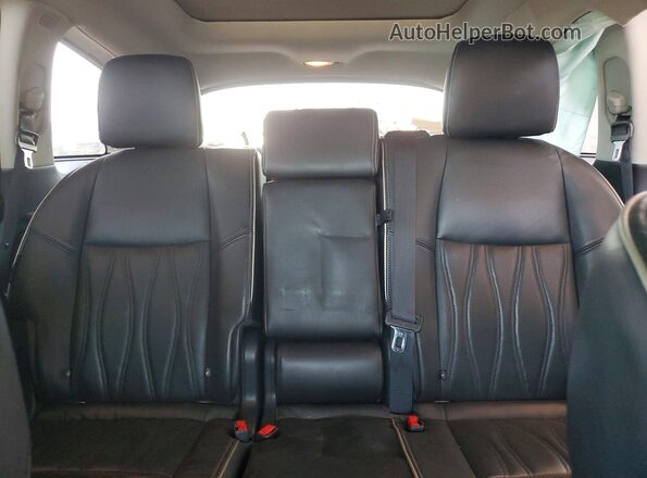 5N1DL0MN6JC505681 2018 INFINITI QX60 White Widok tylnych siedzeń