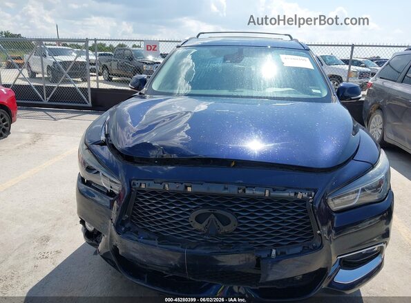 5N1DL0MN6JC506958 2018 INFINITI QX60 Dark Blue Vista frontal