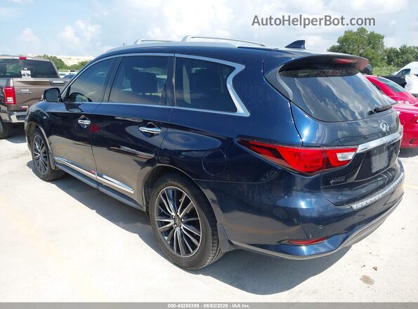 5N1DL0MN6JC506958 2018 INFINITI QX60 Dark Blue Trasero izquierdo