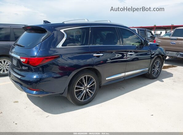 5N1DL0MN6JC506958 2018 INFINITI QX60 Dark Blue Trasero derecho