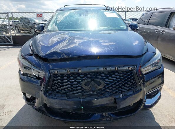 5N1DL0MN6JC506958 2018 INFINITI QX60 Dark Blue Vista del cuadro de instrumentos