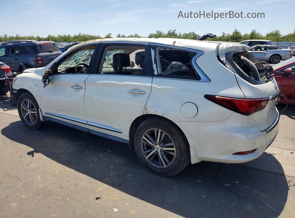 5N1DL0MN6LC509507 2020 INFINITI QX60 Белый Задняя левая четверть