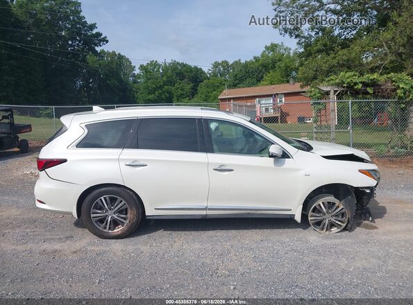 5N1DL0MN6LC521060 2020 INFINITI QX60 White Widok wnętrza 360 stopni