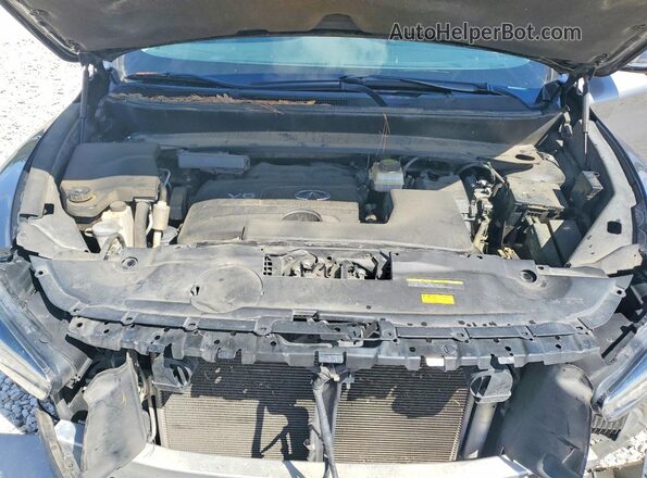 5N1DL0MN7HC511208 2017 INFINITI QX60 Gray Widok komory silnika