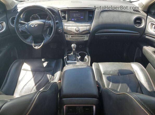 5N1DL0MN7HC511208 2017 INFINITI QX60 Gray Widok deski rozdzielczej
