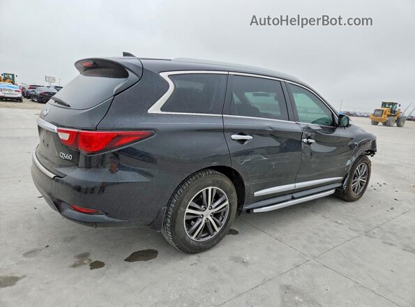 5N1DL0MN7HC527344 2017 INFINITI QX60 Black Հետևի աջ