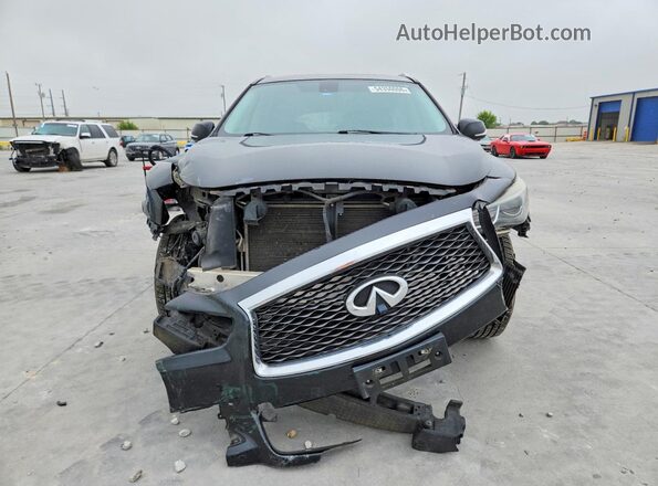 5N1DL0MN7HC527344 2017 INFINITI QX60 Black Դիմացի տեսք