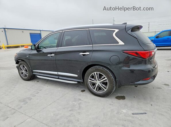 5N1DL0MN7HC527344 2017 INFINITI QX60 Black Հետևի ձախ