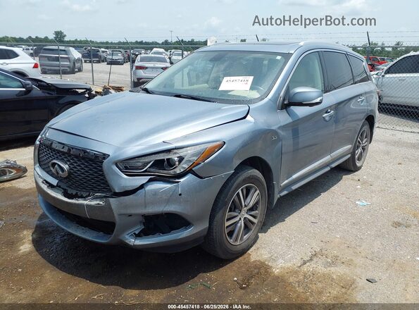 5N1DL0MN7JC509481 2018 INFINITI QX60 Silver წინა მარცხენა ხედი სამი მეოთხედიდან