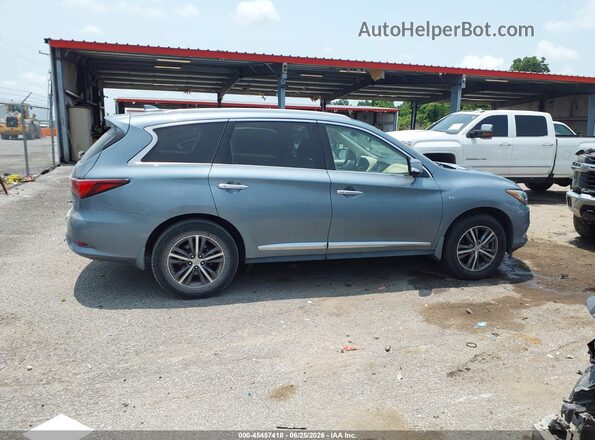 5N1DL0MN7JC509481 2018 INFINITI QX60 Silver უკანა სალონის ხედი