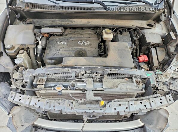 5N1DL0MN7JC510453 2018 INFINITI QX60 Серебряный Вид задней части салона