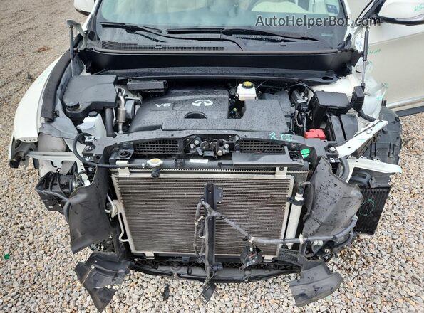 5N1DL0MN7JC520304 2018 INFINITI QX60 White Widok komory silnika