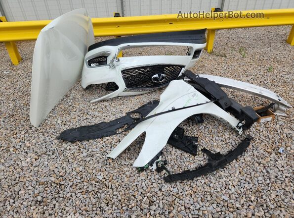5N1DL0MN7JC520304 2018 INFINITI QX60 White Widok naklejki z numerem VIN