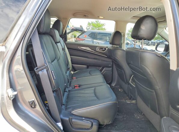 5N1DL0MN7LC536019 2020 INFINITI QX60 Gray Widok wnętrza z tyłu