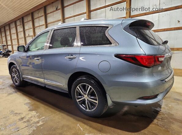 5N1DL0MN8KC515792 2019 INFINITI QX60 Синий Задняя левая четверть
