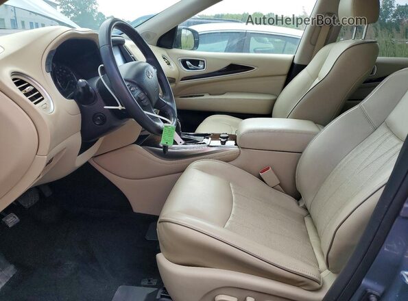 5N1DL0MN8KC515792 2019 INFINITI QX60 Синий Вид салона спереди