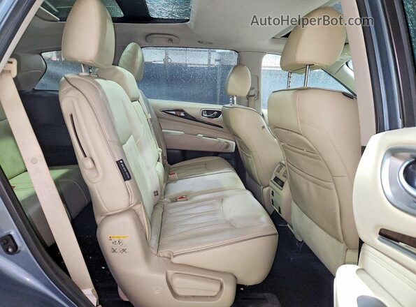 5N1DL0MN8KC515792 2019 INFINITI QX60 Синий Вид задней части салона