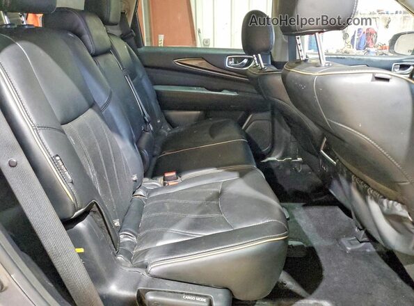 5N1DL0MN8KC557038 2019 INFINITI QX60 Gray Widok tylnych siedzeń