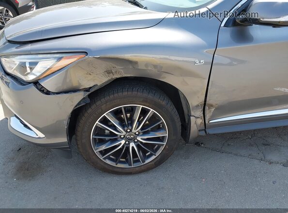 5N1DL0MN9HC509167 2017 INFINITI QX60 Gray Vista frontal