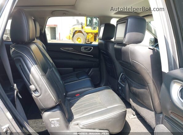 5N1DL0MN9HC509167 2017 INFINITI QX60 Gray Vista de la etiqueta del VIN