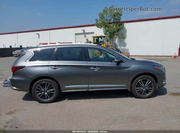 5N1DL0MN9HC509167 2017 INFINITI QX60 Gray Vista interior trasera