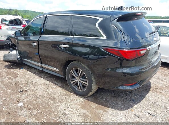 5N1DL0MN9JC530767 2018 INFINITI QX60 Black უკანა მარცხენა
