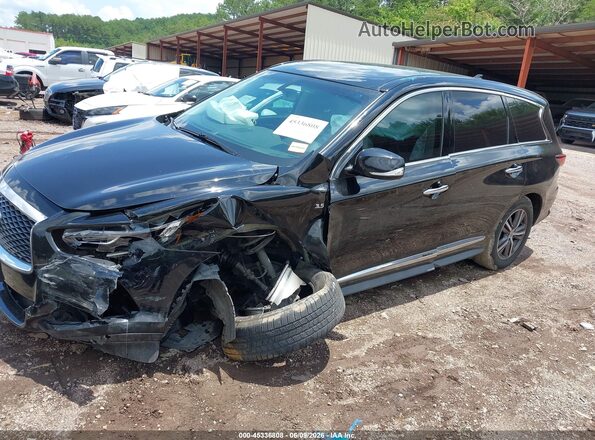 5N1DL0MN9JC530767 2018 INFINITI QX60 Black წინა ხედი