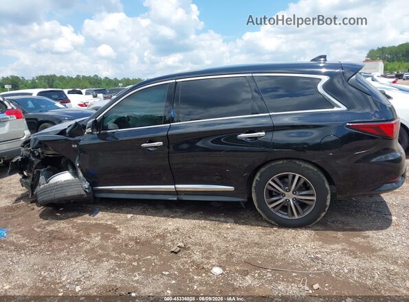 5N1DL0MN9JC530767 2018 INFINITI QX60 Black უკანა სალონის ხედი