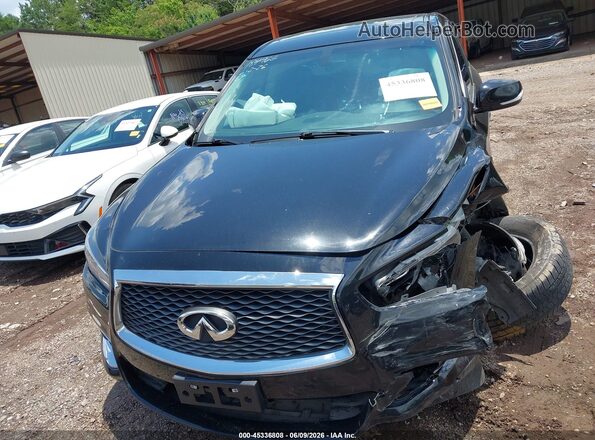 5N1DL0MN9JC530767 2018 INFINITI QX60 Black წინა პანელის ხედი