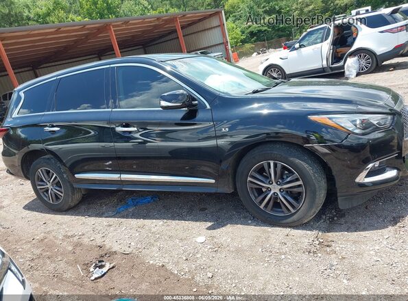5N1DL0MN9JC530767 2018 INFINITI QX60 Black ხელსაწყოთა პანელის ხედი