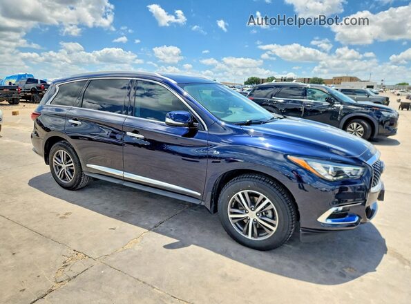 5N1DL0MN9KC505269 2019 INFINITI QX60 Blue Delantero derecho