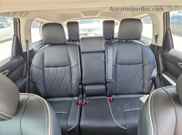 5N1DL0MN9KC505269 2019 INFINITI QX60 Blue Vista de los asientos traseros