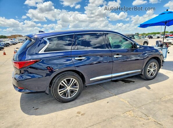 5N1DL0MN9KC505269 2019 INFINITI QX60 Blue Trasero derecho