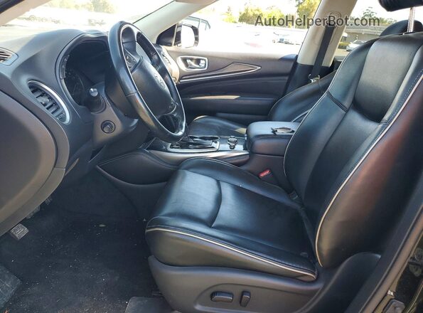 5N1DL0MN9KC534495 2019 INFINITI QX60 Черный Вид салона спереди