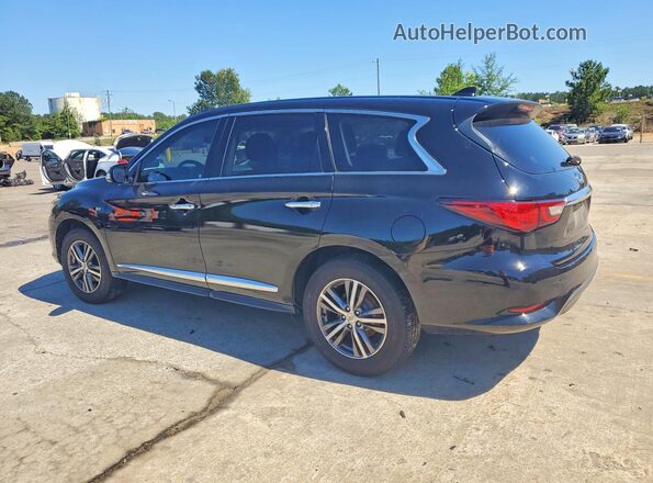 5N1DL0MN9KC563740 2019 INFINITI QX60 Black Rear left