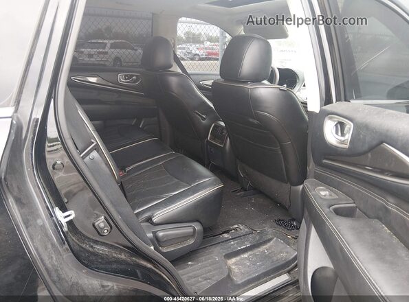 5N1DL0MNXHC503863 2017 INFINITI QX60 Black Vista de la etiqueta del VIN