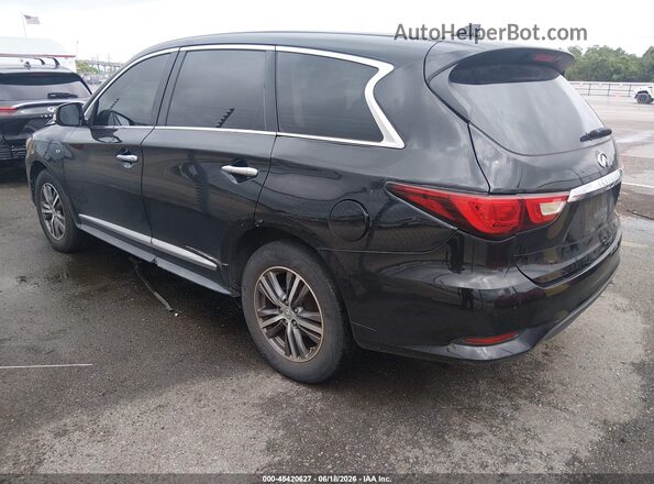 5N1DL0MNXHC503863 2017 INFINITI QX60 Black Trasero izquierdo