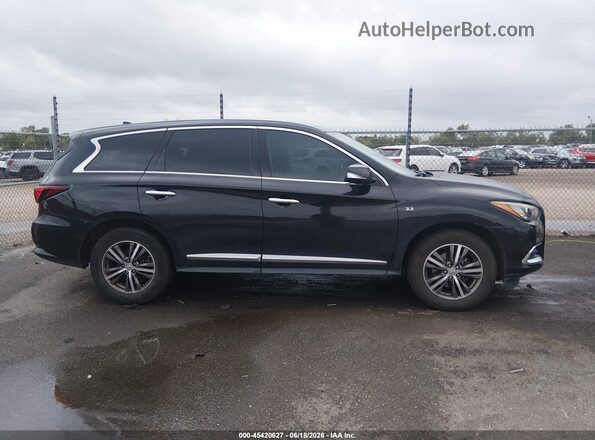 5N1DL0MNXHC503863 2017 INFINITI QX60 Black Vista interior trasera