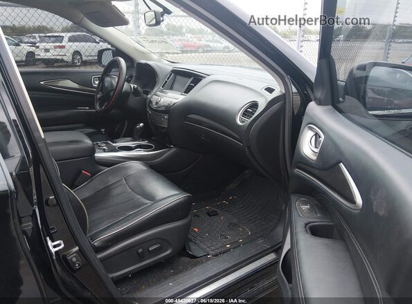 5N1DL0MNXHC503863 2017 INFINITI QX60 Black Vista interior delantera