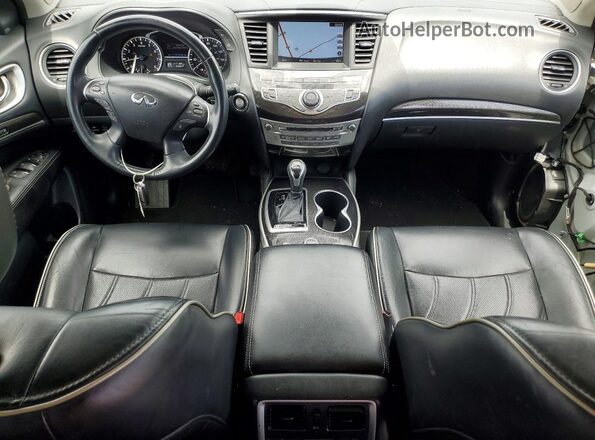 5N1DL0MNXHC505709 2017 INFINITI QX60 White Vista del salpicadero