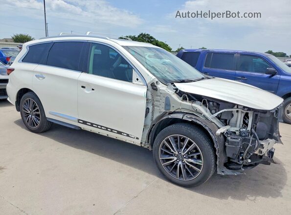 5N1DL0MNXHC505709 2017 INFINITI QX60 White Delantero derecho