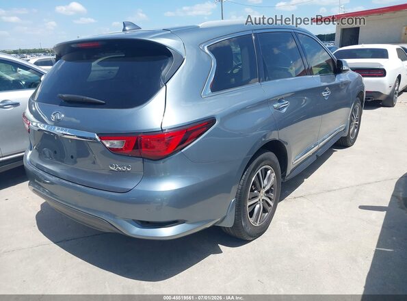 5N1DL0MNXHC515012 2017 INFINITI QX60 Blue Tył prawy
