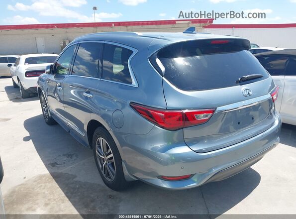 5N1DL0MNXHC515012 2017 INFINITI QX60 Blue Tył lewy