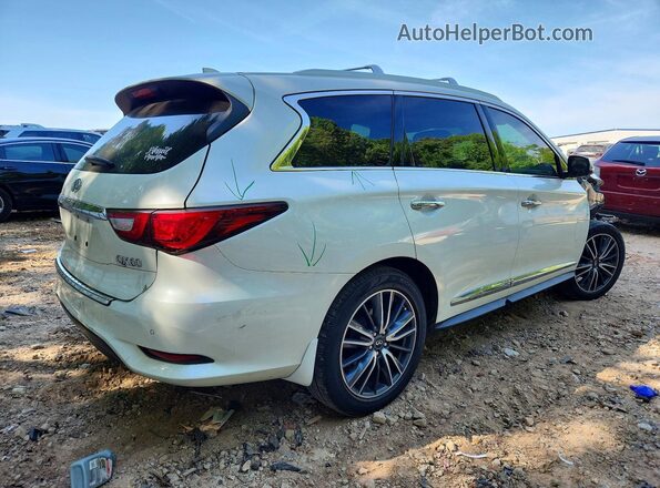 5N1DL0MNXHC530528 2017 INFINITI QX60 White Задня права чверть